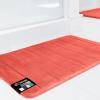 imageGORILLA GRIP Memory Foam Bath Mat Soft Absorbent US Designed Bathroom Rug Gripping Dots Machine Washable Bathmat Cushioned Floor Mats Shower Sink Rugs Room Dcor Accessories 24x17 Graphite GrayStriped Coral