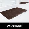 imageGORILLA GRIP Memory Foam Bath Mat Soft Absorbent US Designed Bathroom Rug Gripping Dots Machine Washable Bathmat Cushioned Floor Mats Shower Sink Rugs Room Dcor Accessories 24x17 Graphite GrayStriped Brown