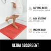 imageGORILLA GRIP Memory Foam Bath Mat Soft Absorbent US Designed Bathroom Rug Gripping Dots Machine Washable Bathmat Cushioned Floor Mats Shower Sink Rugs Room Dcor Accessories 24x17 Graphite GrayStriped Coral