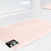 imageGORILLA GRIP Memory Foam Bath Mat Soft Absorbent US Designed Bathroom Rug Gripping Dots Machine Washable Bathmat Cushioned Floor Mats Shower Sink Rugs Room Dcor Accessories 24x17 Graphite GrayStriped Pink