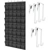 imageGORILLA GRIP Over the Door Shoe Organizer 24 Large Breathable Mesh Pockets Space Saving Hanging Storage Holder Closet Rack Hanger Holds Up to 40 lbs Hangs on Closets for Shoes Accessories LinenBlack