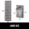 imageGORILLA GRIP Over the Door Shoe Organizer 24 Large Breathable Mesh Pockets Space Saving Hanging Storage Holder Closet Rack Hanger Holds Up to 40 lbs Hangs on Closets for Shoes Accessories LinenGray