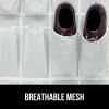 imageGORILLA GRIP Over the Door Shoe Organizer 24 Large Breathable Mesh Pockets Space Saving Hanging Storage Holder Closet Rack Hanger Holds Up to 40 lbs Hangs on Closets for Shoes Accessories LinenWhite