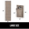 imageGORILLA GRIP Over the Door Shoe Organizer 24 Large Breathable Mesh Pockets Space Saving Hanging Storage Holder Closet Rack Hanger Holds Up to 40 lbs Hangs on Closets for Shoes Accessories LinenBeige