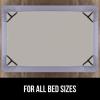 imageGORILLA GRIP Patent Pending Bed Sheet Holders Adjustable Elastic Fasteners with Metal Clips Keep in Place Fitted Bedding Straps Firm Tight Suspenders for Mattress US Designed 4 Pack WhiteBlack