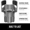imageGORILLA GRIP Patent Pending Car Cup Holder Expander Keeps Large Drink Cups Secure Expands Fits Yeti HydroFlask Stanley 18 to 48oz Large Water Bottles Coffee Mug Adjustable Arms Insert GrayGray