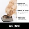imageGORILLA GRIP Patent Pending Slow Feeder Dog Bowls Interactive Puzzle Toy for Dogs and Cats Food Training Keeps Pets Busy and Prevents Puppy Overeating All Breeds 100 BPA Free 1 Cup GrayBeige