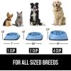 imageGORILLA GRIP Patent Pending Slow Feeder Dog Bowls Interactive Puzzle Toy for Dogs and Cats Food Training Keeps Pets Busy and Prevents Puppy Overeating All Breeds 100 BPA Free 1 Cup GrayLight Blue