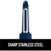 imageGORILLA GRIP Patented BPAFree Sharp Stainless Steel Swivel Vegetable Peeler Comfortable Handle Potato Peelers Smooth Peeling Peel Carrots Apple Includes Blade Cover Kitchen Tool BlackBlue