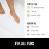imageGORILLA GRIP Patented Bath Tub Shower Mat Machine Washable Bathtub Floor Liner Mats Suction Cups and Drain Holes to Keep Tubs Clean Soft on Feet Bathroom Essentials 35x16 Inch ClearWhite Opaque