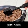 imageGORILLA GRIP Patented Heat Resistant Meat Chopper Soft Handle Nonstick Hamburger Smasher Break Apart Food Safe on All Cookware Ground Beef Grinder Non Scratch Potato Masher Kitchen Tool BlackBlack