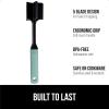 imageGORILLA GRIP Patented Heat Resistant Meat Chopper Soft Handle Nonstick Hamburger Smasher Break Apart Food Safe on All Cookware Ground Beef Grinder Non Scratch Potato Masher Kitchen Tool BlackMint