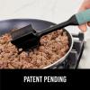 imageGORILLA GRIP Patented Heat Resistant Meat Chopper Soft Handle Nonstick Hamburger Smasher Break Apart Food Safe on All Cookware Ground Beef Grinder Non Scratch Potato Masher Kitchen Tool BlackMint
