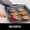imageGORILLA GRIP Patented Nonstick Heat Resistant BPAFree Silicone Spatula Non Scratch Flexible Head for Pans Slip Resistant Soft Rubber Handle Kitchen Spatulas for Cooking Food 116 in BlackRed