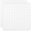 imageGORILLA GRIP Patented Square Shower Stall Mat Small Bathtub Floor Mats for Stand Up Showers with Suction Cups and Drainage Holes Machine Wash Soft on Feet Bathroom Accessories 21x21 Inch ClearWhite Opaque