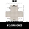 imageGORILLA GRIP Patented Waterproof SlipResistant 23quot Chair Protector Cover for Leather or Fabric Couch Cushion Large Microsuede Furniture Covers Dogs Pets Machine Washable Slipcover GrayTaupe