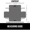 imageGORILLA GRIP Patented Waterproof SlipResistant 23quot Chair Protector Cover for Leather or Fabric Couch Cushion Large Microsuede Furniture Covers Dogs Pets Machine Washable Slipcover GrayCharcoal