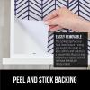 imageGORILLA GRIP Peel and Stick Paper Removable Cover for Books Shelves Countertops Drawers Cabinets and Crafts Easy Install Kitchen Decor Shelf Drawer Cabinet Liners 118 in x 20 FT GrayBlueWhite