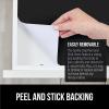 imageGORILLA GRIP Peel and Stick Paper Removable Cover for Books Shelves Countertops Drawers Cabinets and Crafts Easy Install Kitchen Decor Shelf Drawer Cabinet Liners 118 in x 20 FT GrayJet Black