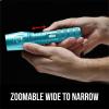 imageGORILLA GRIP Powerful LED Tactical Flashlight 750 FT High Lumens 5 Adjustable Modes Water Resistant Ultra Bright Zoom Flashlights Small Mini Flash Light Camping Night Dog Walking BlackTurquoise