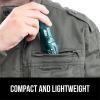 imageGORILLA GRIP Powerful LED Tactical Flashlight 750 FT High Lumens 5 Adjustable Modes Water Resistant Ultra Bright Zoom Flashlights Small Mini Flash Light Camping Night Dog Walking BlackTeal Blue