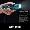 imageGORILLA GRIP Powerful LED Tactical Flashlight 750 FT High Lumens 5 Adjustable Modes Water Resistant Ultra Bright Zoom Flashlights Small Mini Flash Light Camping Night Dog Walking BlackTeal Blue