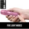 imageGORILLA GRIP Powerful LED Tactical Flashlight 750 FT High Lumens 5 Adjustable Modes Water Resistant Ultra Bright Zoom Flashlights Small Mini Flash Light Camping Night Dog Walking BlackPink