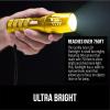 imageGORILLA GRIP Powerful LED Tactical Flashlight 750 FT High Lumens 5 Adjustable Modes Water Resistant Ultra Bright Zoom Flashlights Small Mini Flash Light Camping Night Dog Walking BlackYellow Gold