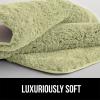 imageGORILLA GRIP Premium Luxury Bath Rug Absorbent Soft Thick Shag Plush Bathroom Mat Rugs Machine Washable Microfiber Quick Dry Mats for Shower Bathtub and Floor Accessories 24x17 GraySage