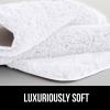 imageGORILLA GRIP Premium Luxury Bath Rug Absorbent Soft Thick Shag Plush Bathroom Mat Rugs Machine Washable Microfiber Quick Dry Mats for Shower Bathtub and Floor Accessories 24x17 GrayWhite
