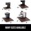 imageGORILLA GRIP Silicone Coffee Mat Espresso Drink Bar Station Accessories Use Under Machine Waterproof Heat Resistant MultiUse Dish Drying Mats Stays in Place Kitchen Home Decor 115x185 BlackBrown