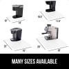 imageGORILLA GRIP Silicone Coffee Mat Espresso Drink Bar Station Accessories Use Under Machine Waterproof Heat Resistant MultiUse Dish Drying Mats Stays in Place Kitchen Home Decor 115x185 BlackWhite