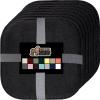 imageGORILLA GRIP Slip Resistant Chair Cushions No Ties Required Memory Foam Pads for Dining Room Kitchen Table Office Rocking Chairs Plush Seat Cover Cushion Pad Home Decor Set of 4 16x16 GrayBlack