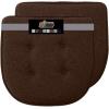 imageGORILLA GRIP Slip Resistant Chair Cushions No Ties Required Memory Foam Pads for Dining Room Kitchen Table Office Rocking Chairs Plush Seat Cover Cushion Pad Home Decor Set of 4 16x16 GrayBrown