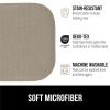 imageGORILLA GRIP Slip Resistant Chair Cushions No Ties Required Memory Foam Pads for Dining Room Kitchen Table Office Rocking Chairs Plush Seat Cover Cushion Pad Home Decor Set of 4 16x16 GrayBeige