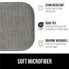 imageGORILLA GRIP Slip Resistant Chair Cushions No Ties Required Memory Foam Pads for Dining Room Kitchen Table Office Rocking Chairs Plush Seat Cover Cushion Pad Home Decor Set of 4 16x16 GrayGrey