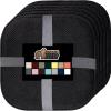 imageGORILLA GRIP Slip Resistant Chair Cushions No Ties Required Memory Foam Pads for Dining Room Kitchen Table Office Rocking Chairs Plush Seat Cover Cushion Pad Home Decor Set of 4 16x16 GrayBlack