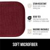 imageGORILLA GRIP Slip Resistant Chair Cushions No Ties Required Memory Foam Pads for Dining Room Kitchen Table Office Rocking Chairs Plush Seat Cover Cushion Pad Home Decor Set of 4 16x16 GrayWine