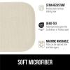 imageGORILLA GRIP Slip Resistant Chair Cushions No Ties Required Memory Foam Pads for Dining Room Kitchen Table Office Rocking Chairs Plush Seat Cover Cushion Pad Home Decor Set of 4 16x16 GrayCream