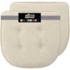 imageGORILLA GRIP Slip Resistant Chair Cushions No Ties Required Memory Foam Pads for Dining Room Kitchen Table Office Rocking Chairs Plush Seat Cover Cushion Pad Home Decor Set of 4 16x16 GrayCream