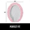 imageGORILLA GRIP Soft Chenille Bathroom Toilet Lid Cover Machine Washable Seat Covers 195x185 Stays in Place Rubber Backing Fits Most Round Elongated and Oblong Lids Accessories Decor GrayLight Pink