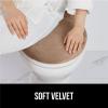 imageGORILLA GRIP Soft Chenille Bathroom Toilet Lid Cover Machine Washable Seat Covers 195x185 Stays in Place Rubber Backing Fits Most Round Elongated and Oblong Lids Accessories Decor GrayTaupe