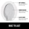 imageGORILLA GRIP Soft Chenille Bathroom Toilet Lid Cover Machine Washable Seat Covers 195x185 Stays in Place Rubber Backing Fits Most Round Elongated and Oblong Lids Accessories Decor GrayWhite