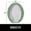 imageGORILLA GRIP Soft Chenille Bathroom Toilet Lid Cover Machine Washable Seat Covers 195x185 Stays in Place Rubber Backing Fits Most Round Elongated and Oblong Lids Accessories Decor GraySage