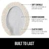 imageGORILLA GRIP Soft Chenille Bathroom Toilet Lid Cover Machine Washable Seat Covers 195x185 Stays in Place Rubber Backing Fits Most Round Elongated and Oblong Lids Accessories Decor GrayIvory