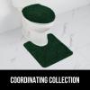 imageGORILLA GRIP Soft Chenille Bathroom Toilet Lid Cover Machine Washable Seat Covers 195x185 Stays in Place Rubber Backing Fits Most Round Elongated and Oblong Lids Accessories Decor GrayHunter Green