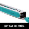 imageGORILLA GRIP Stainless Steel Heat Resistant Kitchen Tongs for Cooking 12  14 Inch Set of 2 BBQ Tong Non Scratch Silicone Tip for Pan Strong Grip Grab Food Toss Salad Air Fryer Pull Lock BlackTurquoise