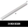 imageGORILLA GRIP Stainless Steel Magnetic Knife Holder for Wall 16 Inch MultiPurpose Magnet Bar for Knives Tools Art Supplies Heavy Duty Strip Holds Up to 6 lbs Kitchen Organizer Drilling RequiredSilver