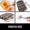 imageGORILLA GRIP Stainless Steel Multipurpose BPAFree Spring Scoop 2 TBSP Melon Ballers Cookie Dough Scoops Perfect Portion Sizes Easy Squeeze and Clean Release Scooper Size 40 WhiteWhite