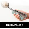imageGORILLA GRIP Stainless Steel Multipurpose BPAFree Spring Scoop 2 TBSP Melon Ballers Cookie Dough Scoops Perfect Portion Sizes Easy Squeeze and Clean Release Scooper Size 40 WhiteMint